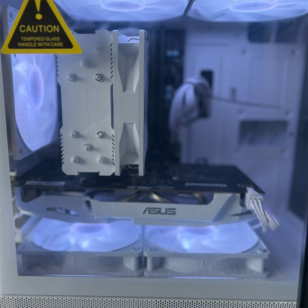🔥white budget baller gaming pc🔥