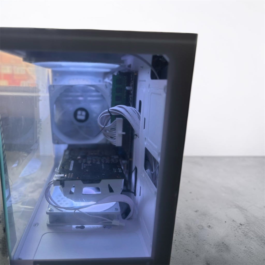 🔥white budget baller gaming pc🔥