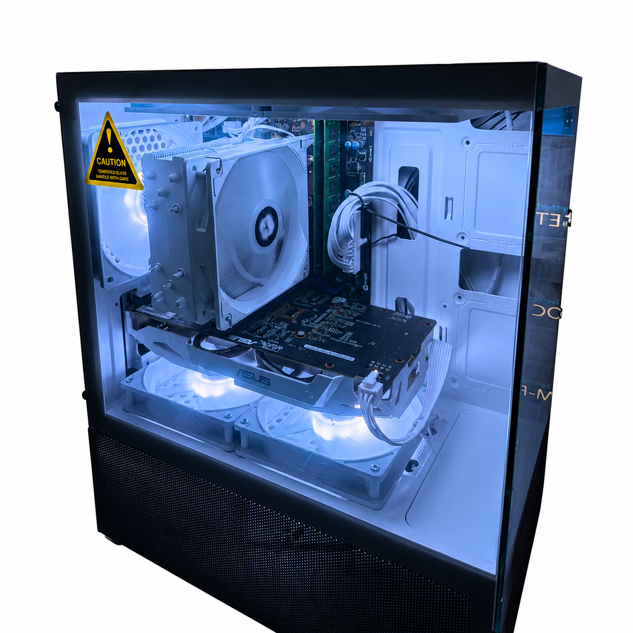 🔥white budget baller gaming pc🔥